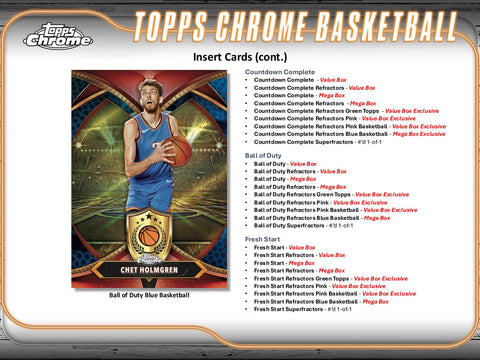 2024/25 Topps Chrome Basketball Mega