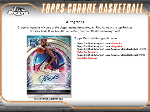 2024/25 Topps Chrome Basketball Mega