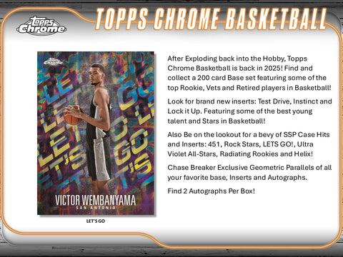 2024/25 Topps Chrome Basketball Breaker Delight