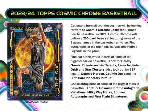 2023/24 Topps Cosmic Chrome Basketball Hobby