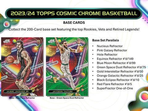 2023/24 Topps Cosmic Chrome Basketball Hobby