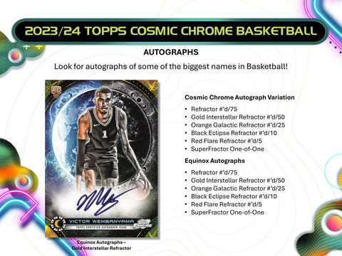 2023/24 Topps Cosmic Chrome Basketball Hobby