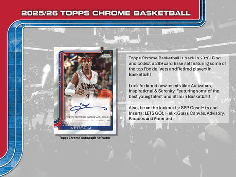 2025/26 Topps Chrome Basketball 7-Pack Blaster