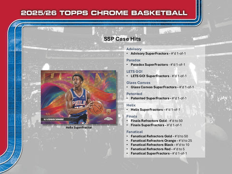 2025/26 Topps Chrome Basketball 7-Pack Blaster