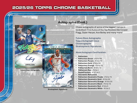 2025/26 Topps Chrome Basketball Mega