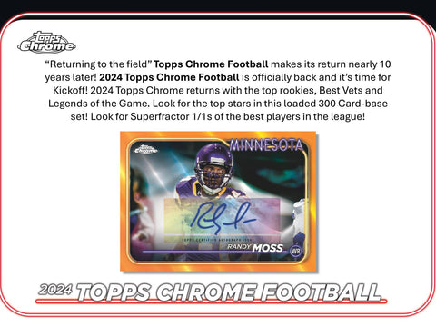 2024 Topps Chrome Football Mega