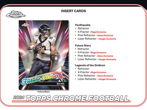 2024 Topps Chrome Football Mega