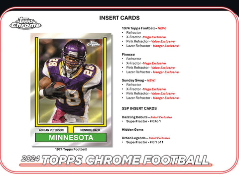 2024 Topps Chrome Football Mega