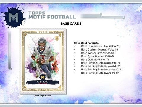 2023 Topps Motif Football Hobby