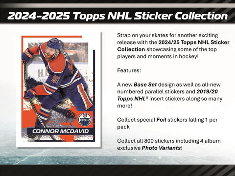 2024/25 Topps NHL Hockey Sticker Collection