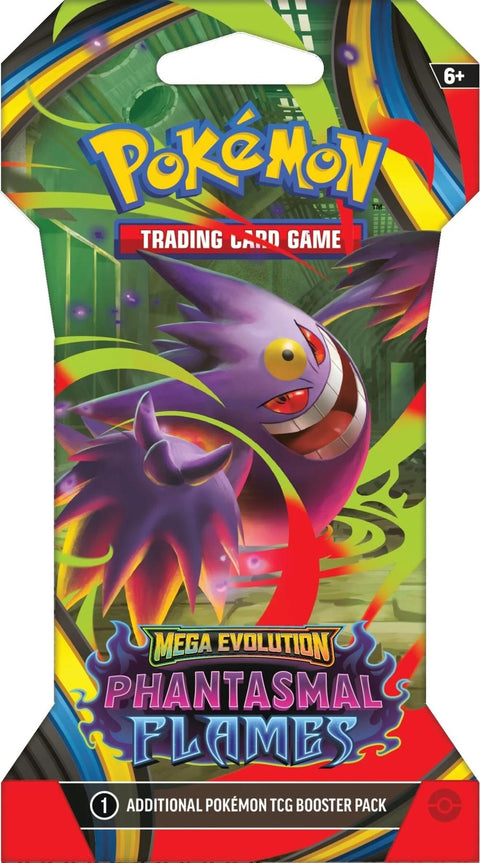 Pokemon Mega Evolution: Phantasmal Flames Sleeved Booster