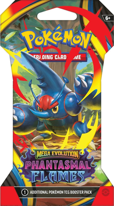 Pokemon Mega Evolution: Phantasmal Flames Sleeved Booster