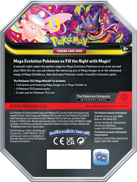 Pokemon Mega Moonlit Tin
