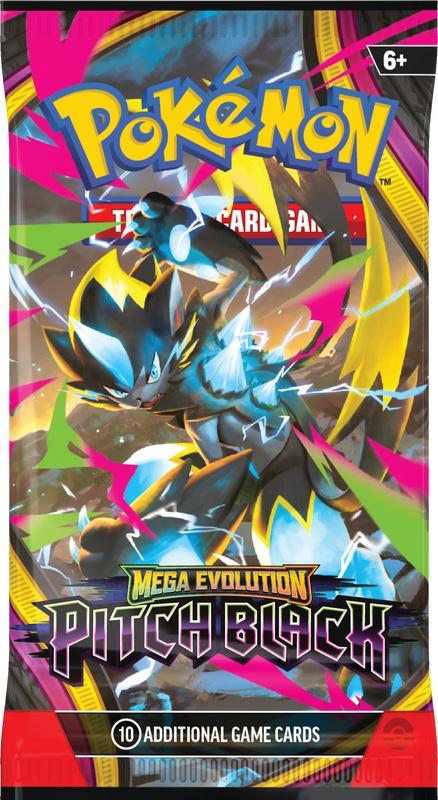 Pokemon Mega Evolution: Pitch Black 6-Pack Booster