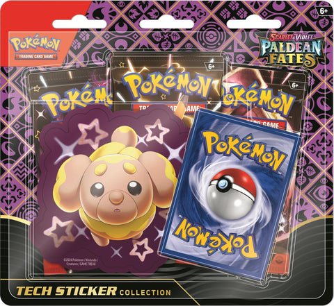 Pokemon Scarlet & Violet: Paldean Fates Tech Sticker 12-Collection Case