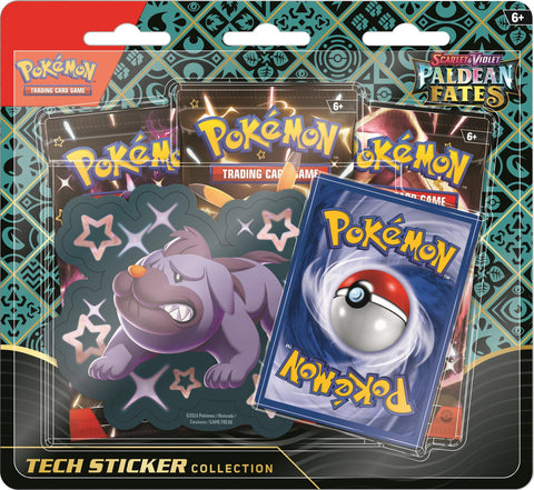 Pokemon Scarlet & Violet: Paldean Fates Tech Sticker 12-Collection Case