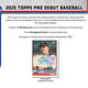 2025 Topps Pro Debut Baseball Hobby Jumbo