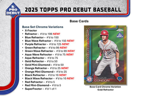 2025 Topps Pro Debut Baseball Hobby Jumbo