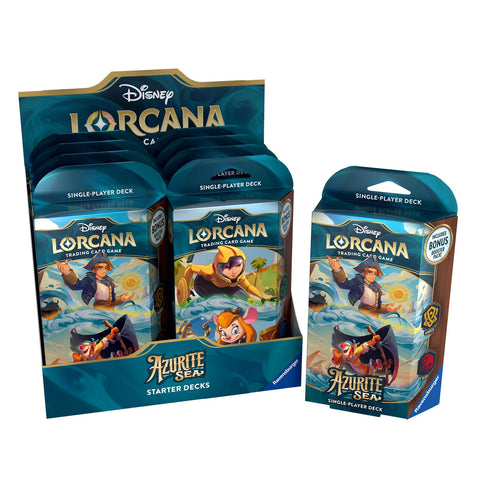 Disney Lorcana: Azurite Sea Starter Deck Box