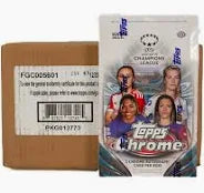 2023/24 Topps Chrome UEFA Women's Champions League Soccer Hobby