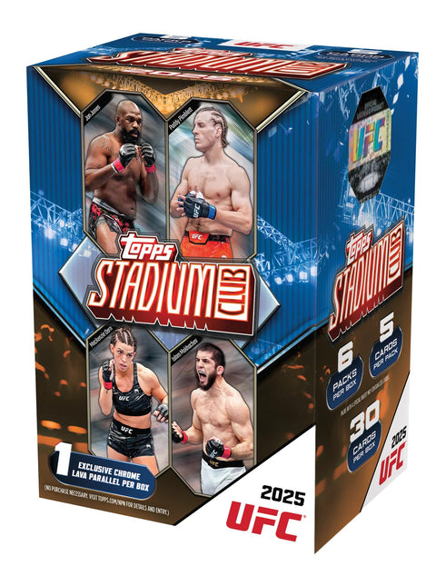 2025 Topps Stadium Club UFC 6-Pack Blaster