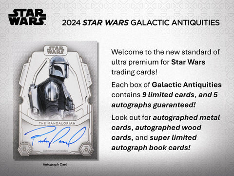 Star Wars Galactic Antiquities Hobby Case (Topps 2025)