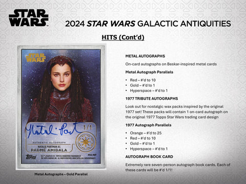 Star Wars Galactic Antiquities Hobby Case (Topps 2025)