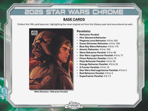 Star Wars Chrome Galaxy Hobby (Topps 2025)