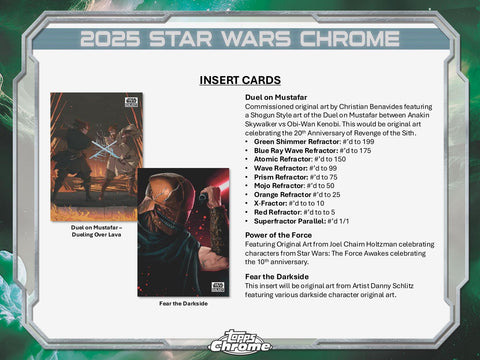 Star Wars Chrome Galaxy Hobby (Topps 2025)