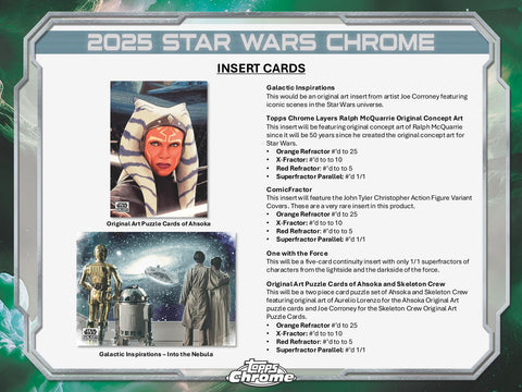 Star Wars Chrome Galaxy Hobby (Topps 2025)