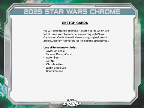 Star Wars Chrome Galaxy Hobby (Topps 2025)