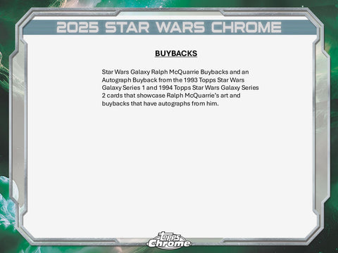 Star Wars Chrome Galaxy Hobby (Topps 2025)