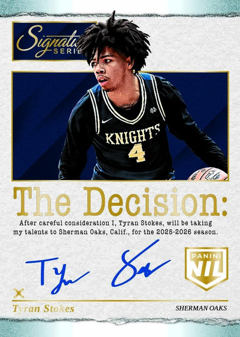 2025/26 Panini Signature Series Basketball Hobby