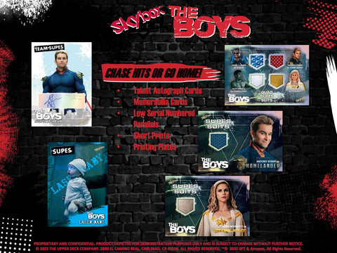 The Boys Season 1 & 2 Hobby (Upper Deck 2025)