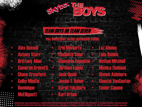 The Boys Season 1 & 2 Hobby (Upper Deck 2025)