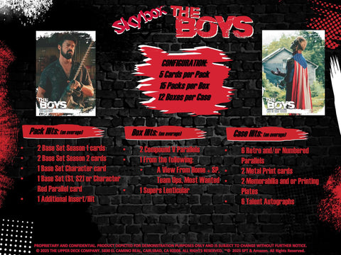 The Boys Season 1 & 2 Hobby (Upper Deck 2025)