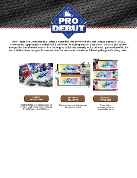 2025 Topps Pro Debut Baseball Hobby Jumbo