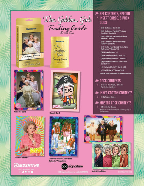 The Golden Girls Series 1 Trading Cards Hobby (Cardsmiths 2024)