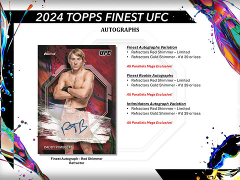 2024 Topps UFC Finest Mega Box