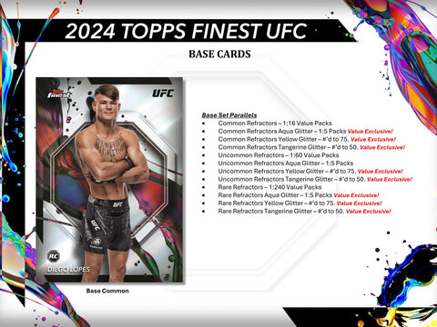 2024 Topps UFC Finest 6-Pack Blaster Box