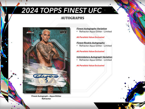 2024 Topps UFC Finest 6-Pack Blaster Box