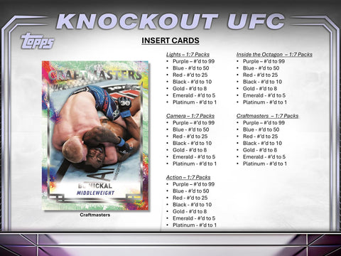 2024 Topps Knockout UFC Hobby