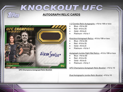 2024 Topps Knockout UFC Hobby