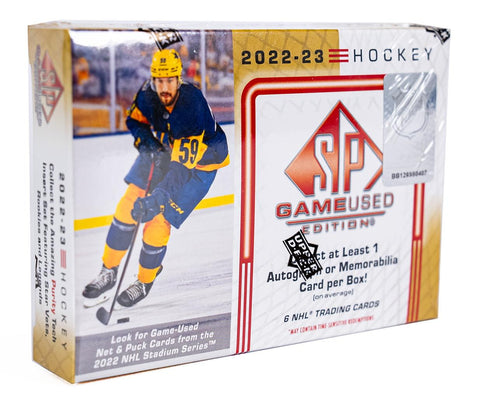 2022/23 Upper Deck SP Game Used Hockey Hobby