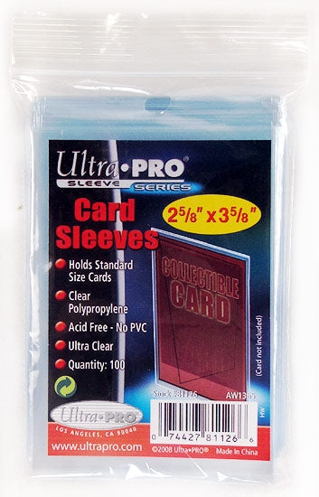 Ultra Pro Soft Card Sleeves 100 Count Pack