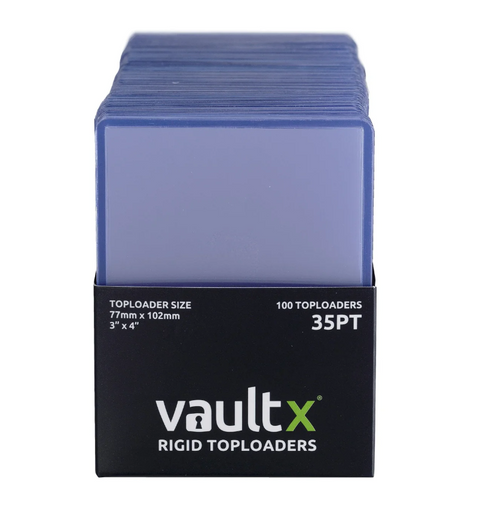 Vault X 3x4 Standard 35pt. Toploader 100-Count Pack