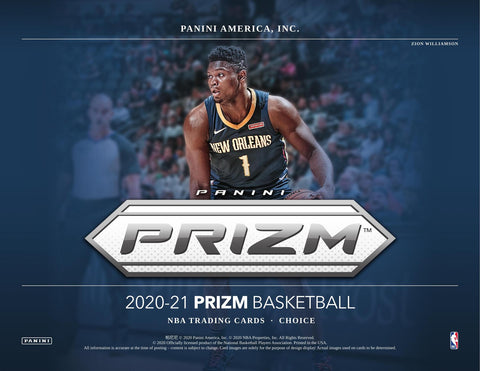 2020/21 Panini Prizm Choice Basketball Hobby