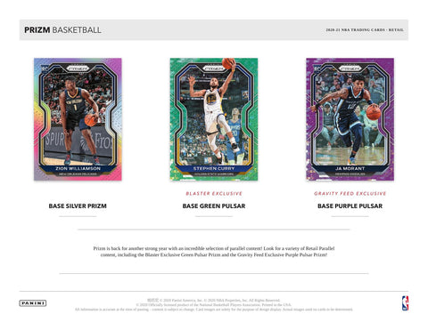 2020/21 Panini Prizm Basketball Retail 24-Pack