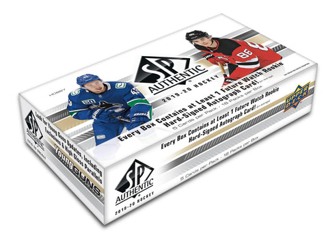 2019/20 Upper Deck SP Authentic Hockey Hobby