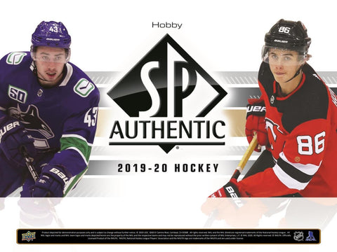 2019/20 Upper Deck SP Authentic Hockey Hobby